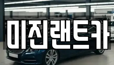 경기도 과천시 막계동 장기렌트카 전문 미진랜트카