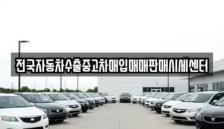 경기도 과천시 막계동 중고차 전문 전국자동차수출중고차매입매매판매시세센터