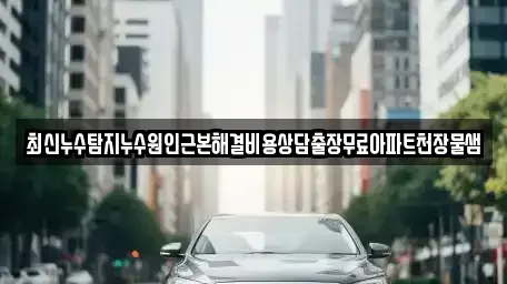 경기도 과천시 막계동 중고차매입 전문 최신누수탐지누수원인근본해결비용상담출장무료아파트천장물샘