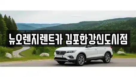 경기도 김포시 마산동 렌트카 전문 뉴오렌지렌트카 김포한강신도시점