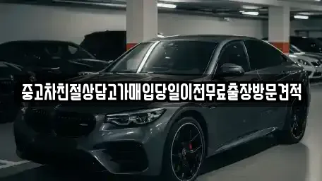 경기도 김포시 장기동 중고차 전문 중고차친절상담고가매입당일이전무료출장방문견적