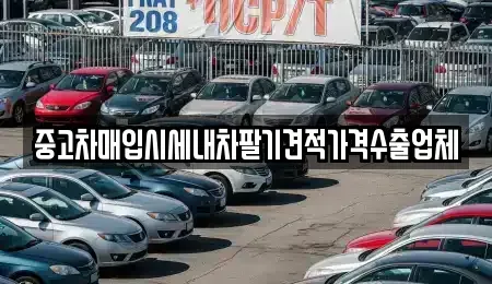 경기도 부천시 오정구 내동 중고차매입 전문 중고차매입시세내차팔기견적가격수출업체