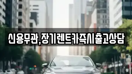 경기도 부천시 원미구 원미동 장기렌트카 전문 신용무관,장기렌트카즉시출고상담