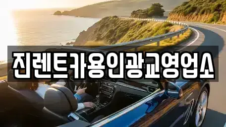 경기도 성남시 분당구 분당동 렌트카 전문 진렌트카용인광교영업소