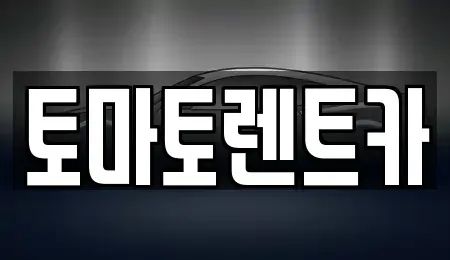 경기도 성남시 분당구 분당동 렌트카 전문 토마토렌트카
