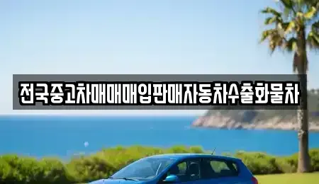 경기도 안성시 대천동 중고차매입 전문 전국중고차매매매입판매자동차수출화물차