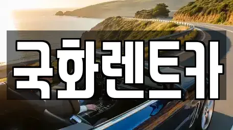 경기도 양주시 회정동 렌트카 전문 국화렌트카