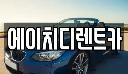 경기도 의왕시 삼동 렌트카 전문 에이치디렌트카