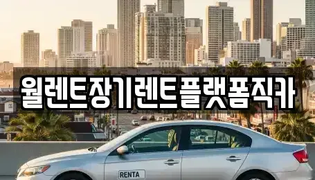 경기도 이천시 신둔면 장기렌트카 전문 월렌트장기렌트플랫폼직카