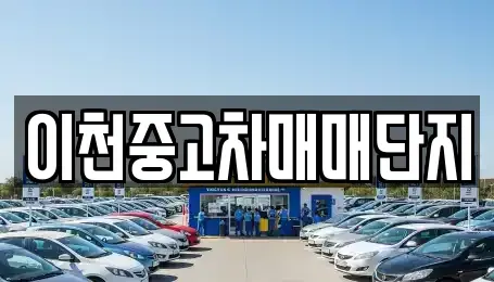 경기도 이천시 중고차 전문 이천중고차매매단지