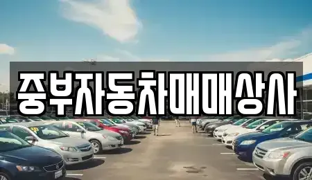 경기도 이천시 중고차 전문 중부자동차매매상사