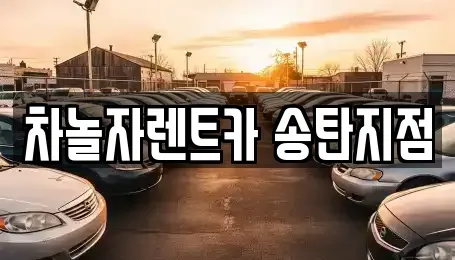 경기도 평택시 단기렌트카 전문 차놀자렌트카 송탄지점