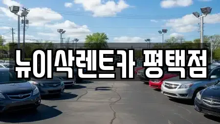 경기도 평택시 신대동 렌트카 전문 뉴이삭렌트카 평택점