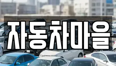 경기도 포천시 중고차 전문 자동차마을