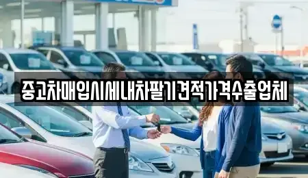 경기도 포천시 중고차매입 전문 중고차매입시세내차팔기견적가격수출업체