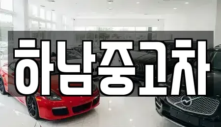 경기도 하남시 덕풍동 중고차매매 전문 하남중고차