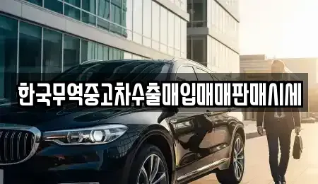 경남 사천시 용강동 중고차매입 전문 한국무역중고차수출매입매매판매시세