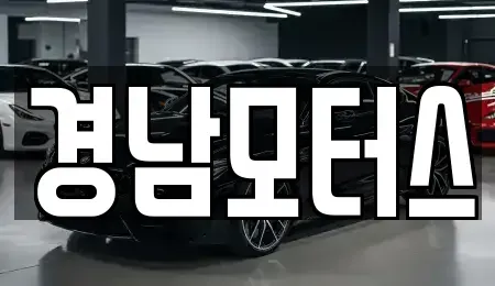경남 사천시 축동면 중고차 전문 경남모터스