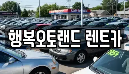 경남 양산시 다방동 렌트카 전문 행복오토랜드 렌트카