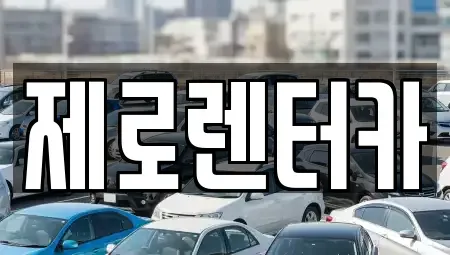 경남 창원시 마산합포구 부림동 렌트카 전문 제로렌터카