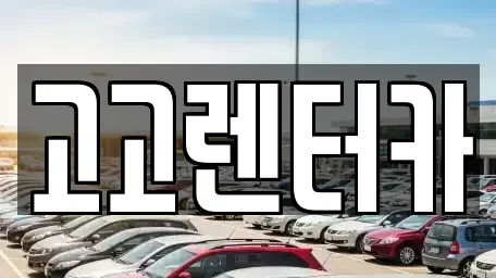 경남 창원시 마산합포구 산호동 렌트카 전문 고고렌터카