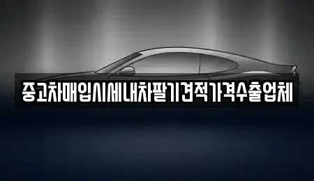 경남 창원시 마산합포구 산호동 중고차매입 전문 중고차매입시세내차팔기견적가격수출업체