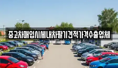 경남 창원시 성산구 사파동 중고차매입 전문 중고차매입시세내차팔기견적가격수출업체