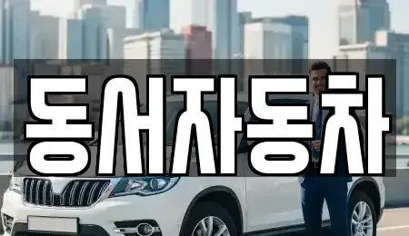경남 통영시 동호동 중고차 전문 동서자동차