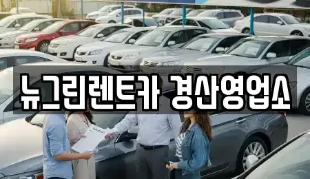 경북 경산시 삼북동 렌트카 전문 뉴그린렌트카 경산영업소