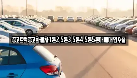 경북 경산시 서상동 중고차 전문 중고트럭중고화물차1톤2.5톤3.5톤4.5톤5톤매매매입수출