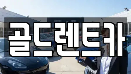 경북 문경시 영신동 렌트카 전문 골드렌트카