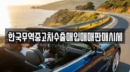 경북 문경시 영신동 중고차 전문 한국무역중고차수출매입매매판매시세