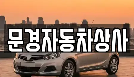 경북 문경시 영신동 중고차매매 전문 문경자동차상사