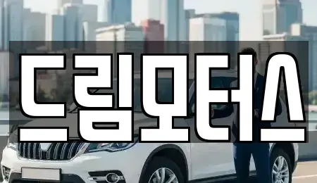 경북 영주시 하망동 중고차 전문 드림모터스