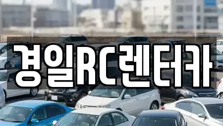 경북 영천시 문내동 렌트카 전문 경일RC렌터카