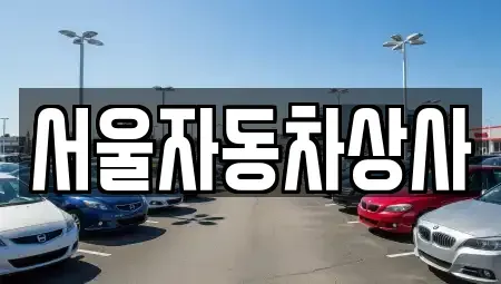 경북 영천시 문내동 중고차매매 전문 서울자동차상사