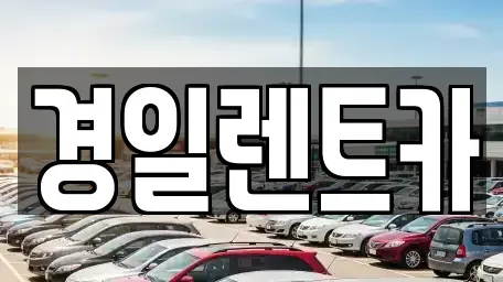 경북 예천군 렌트카 전문 경일렌트카
