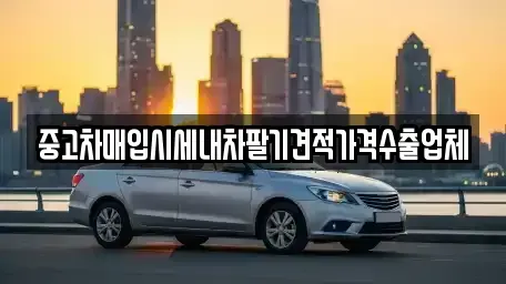 경상남도 김해시 구산동 중고차매입 전문 중고차매입시세내차팔기견적가격수출업체