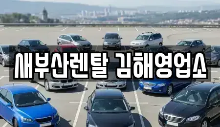 경상남도 김해시 삼방동 렌트카 전문 새부산렌탈 김해영업소