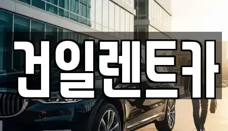경상남도 김해시 삼방동 장기렌트카 전문 건일렌트카