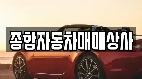 경상남도 사천시 서동 중고차매매 전문 종합자동차매매상사