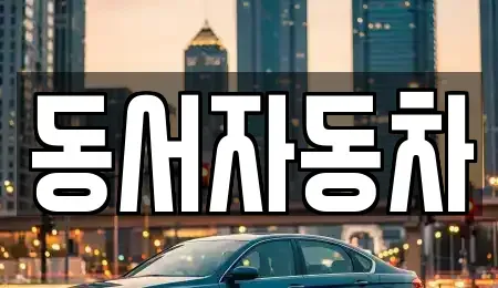 경상남도 창원시 마산회원구 석전동 중고차 전문 동서자동차