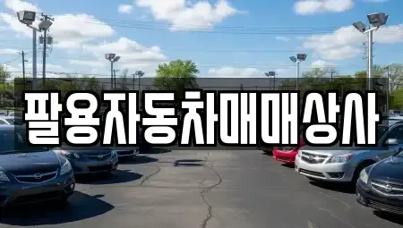 경상남도 창원시 의창구 반계동 중고차매매 전문 팔용자동차매매상사