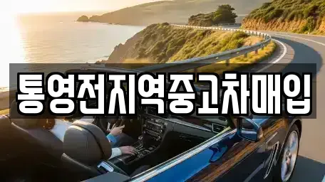 경상남도 통영시 태평동 중고차매입 전문 통영전지역중고차매입