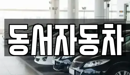 경상북도 경산시 백천동 중고차 전문 동서자동차