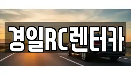 경상북도 영천시 도동 렌트카 전문 경일RC렌터카
