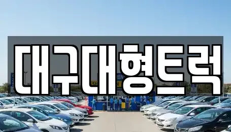 경상북도 칠곡군 왜관읍 중고차 전문 대구대형트럭