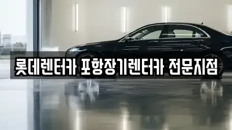 경상북도 포항시 남구 해도동 단기렌트카 전문 롯데렌터카 포항장기렌터카 전문지점