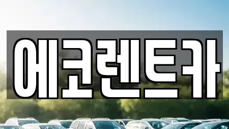 광주 광산구 도천동 렌트카 전문 에코렌트카