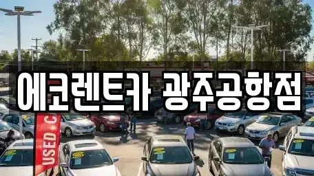 광주 광산구 장록동 렌트카 전문 에코렌트카 광주공항점
